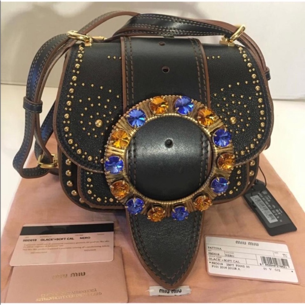 100% Authentic Guaranteed MIU MIU PATTINA